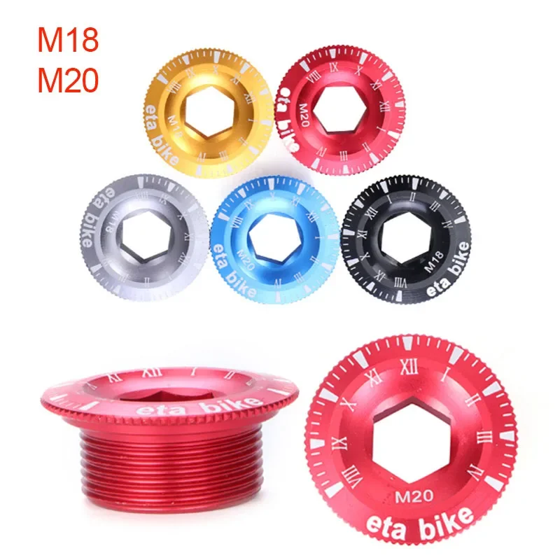 Bicycle Cranks Screw cap M18/M19/M20 Universal Crankset Bolt Cap Aluminum Alloy Mountain Bike Crank Cover Bike Crankset Part
Bicycle Cranks Screw cap M18/M19/M20 Universal Crankset Bolt Cap Aluminum Alloy Mountain Bike Crank Cover Bike Crankset Part