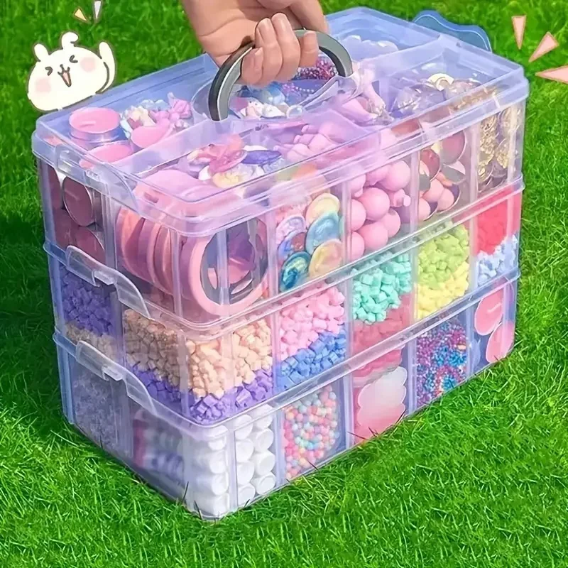 Stackable 3-Tier Plastic Storage Box Adjustable Compartment Toy Container Clear Jewelry Sundries Organizer Home Storage Supplies
Stackable 3-Tier Plastic Storage Box Adjustable Compartment Toy Container Clear Jewelry Sundries Organizer Home Storage Supplies