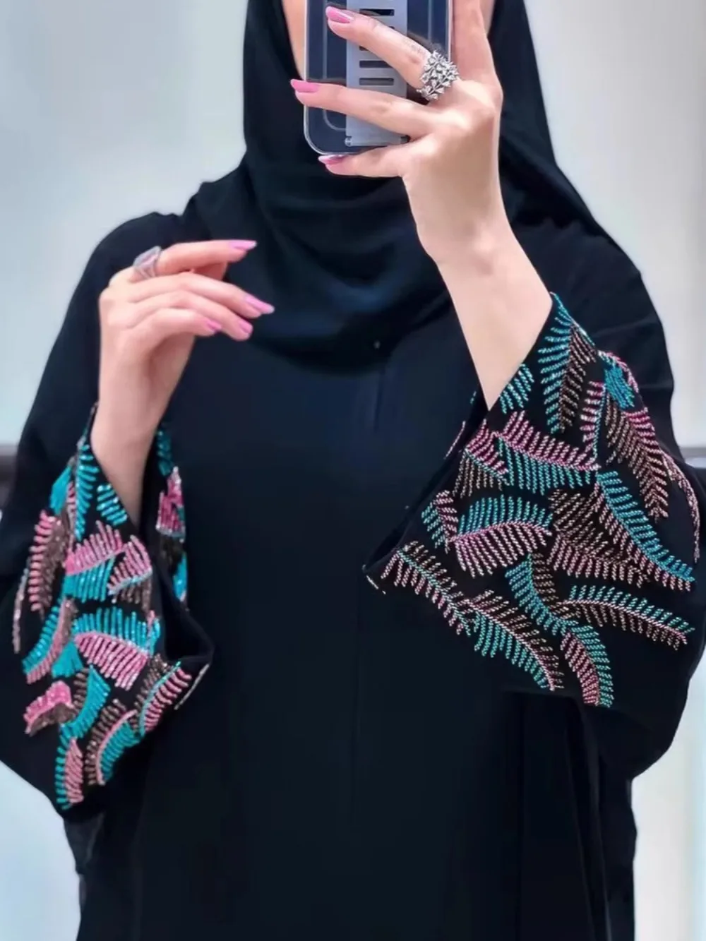 Eid Women Abaya Party Dress Embroidery sleeve Muslim Abayas Jalabiya Ramadan Cardigan Vestido Largos Kaftan Arab Long Robe 2025
Eid Women Abaya Party Dress Embroidery sleeve Muslim Abayas Jalabiya Ramadan Cardigan Vestido Largos Kaftan Arab Long Robe 2025