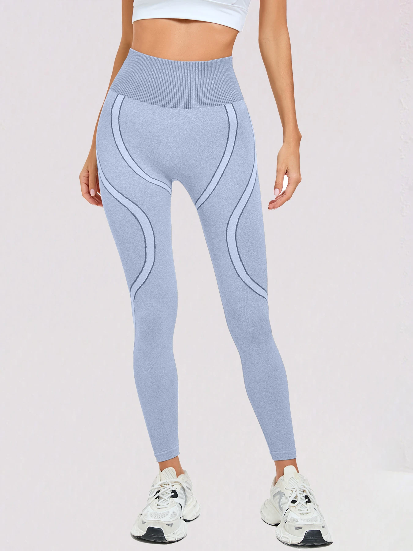 Solid Color Contrast Women's Leggings High Waist Tummy Control Outwear Streetwear Fashion Style Fitness Tights Pants
Solid Color Contrast Women's Leggings High Waist Tummy Control Outwear Streetwear Fashion Style Fitness Tights Pants