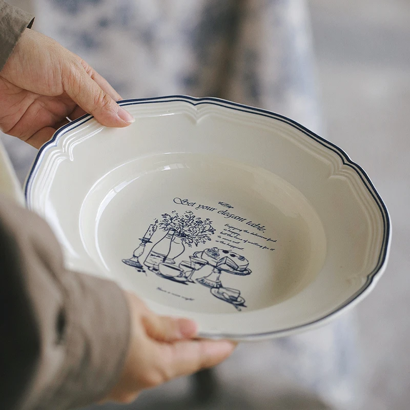 Zeteng Home Cerc Plate Deep Soup Plate Western Dinner Steak Set Moving House Gift Salad Plate Pasta Plate Dinnerware Set
Zeteng Home Cerc Plate Deep Soup Plate Western Dinner Steak Set Moving House Gift Salad Plate Pasta Plate Dinnerware Set