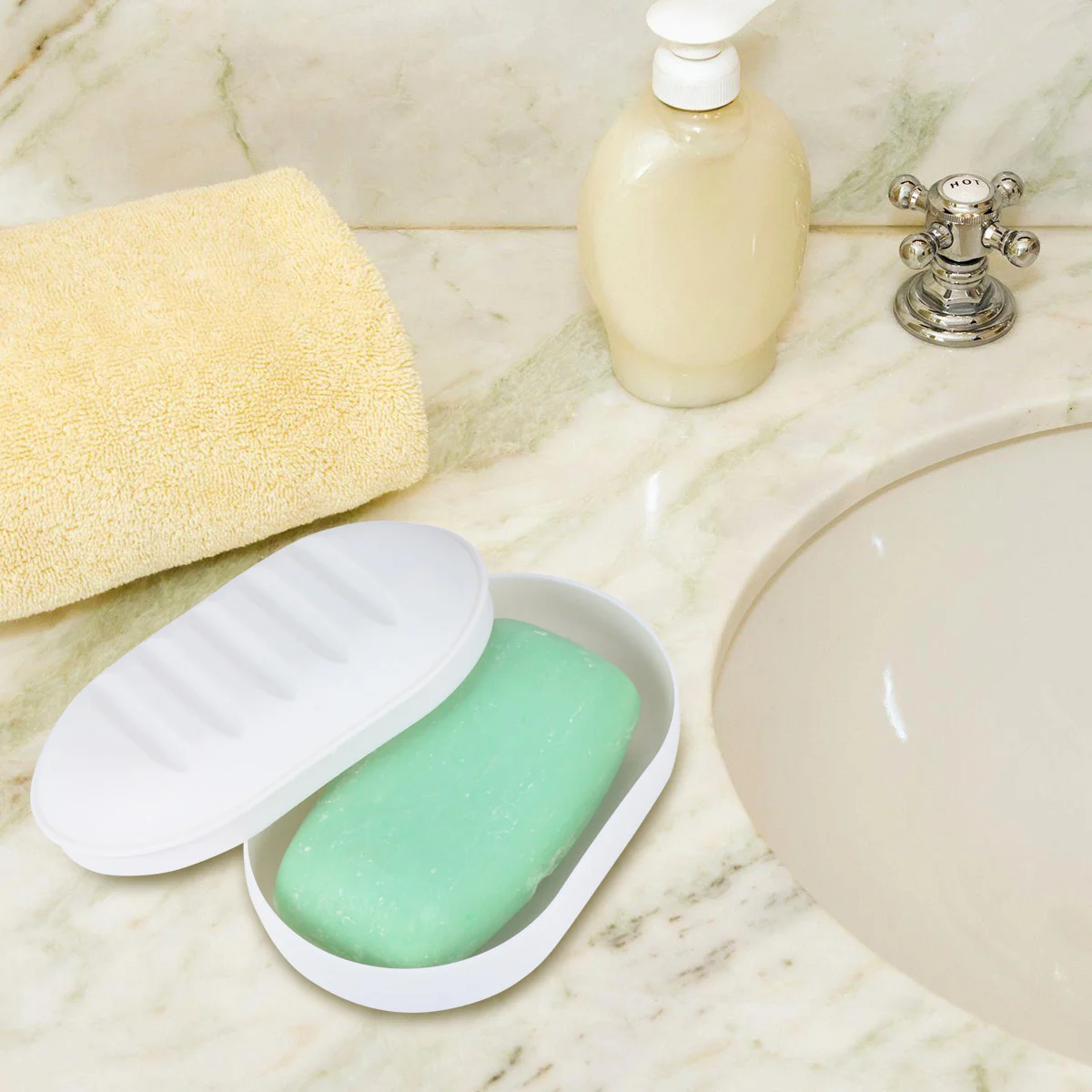 8 Pcs Travel Soap Dish With Lid Holder Plastic Bathroom Make up Storage Case Tray
8 Pcs Travel Soap Dish With Lid Holder Plastic Bathroom Make up Storage Case Tray