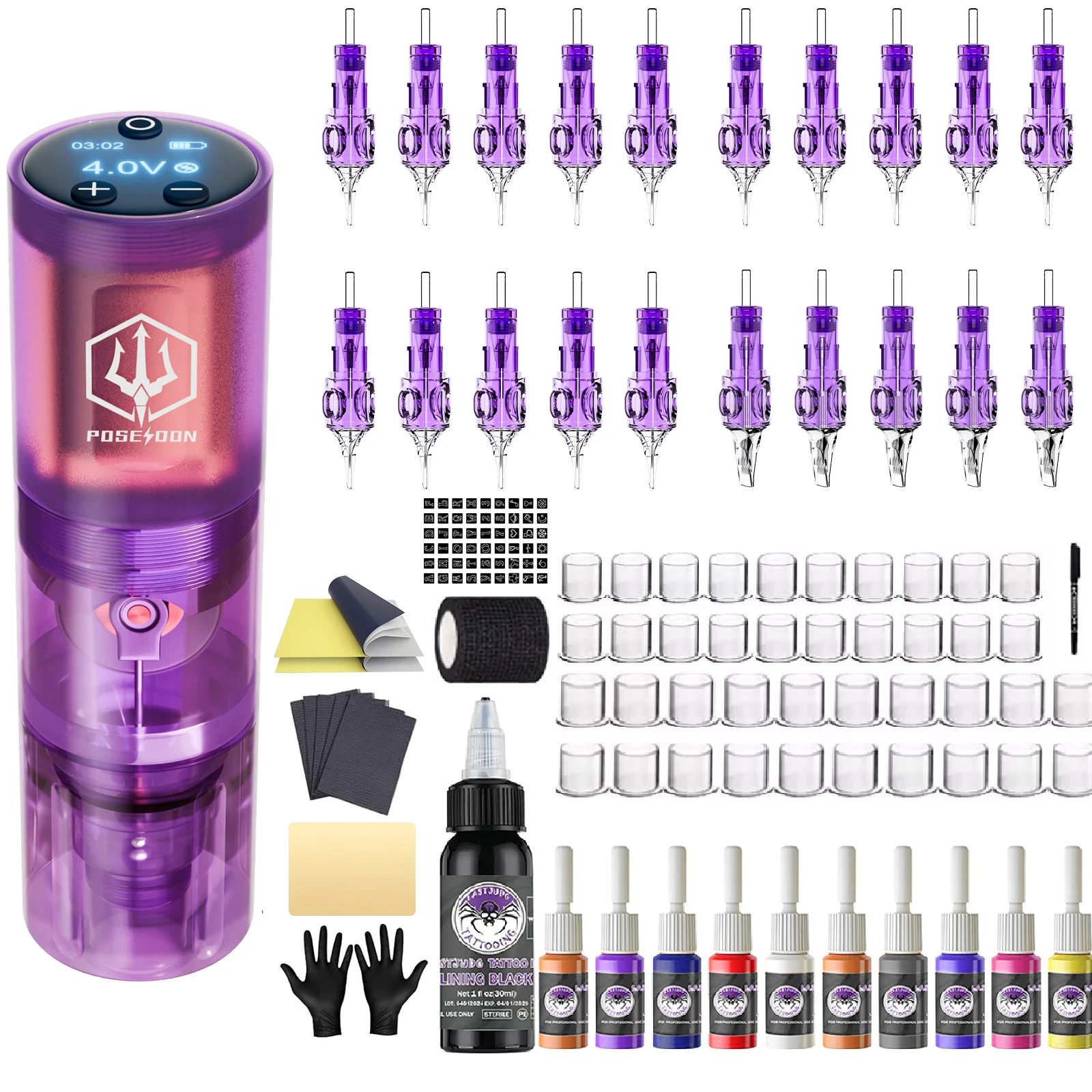 Tattoo Kit LASTJUDG High Quality Tattoo Pen Kit For Permanent Makeup Tattoo Machine Wireless Tattoo Power Supply Tattoo Gun Kit
Tattoo Kit LASTJUDG High Quality Tattoo Pen Kit For Permanent Makeup Tattoo Machine Wireless Tattoo Power Supply Tattoo Gun Kit
