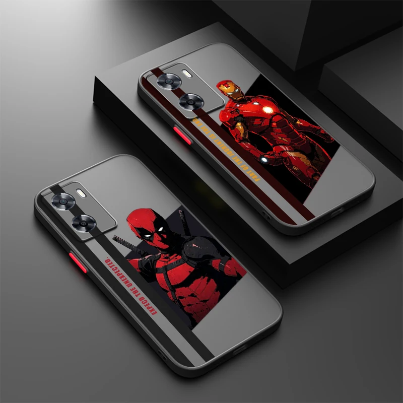 Marvel Captain America Iron Frosted Translucent For OPPO X5 X3 A54S A5 A94 A16 A53S A57 A74 A72 A96 A98 A78 5G Soft Phone Case
Marvel Captain America Iron Frosted Translucent For OPPO X5 X3 A54S A5 A94 A16 A53S A57 A74 A72 A96 A98 A78 5G Soft Phone Case
