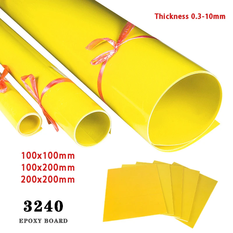 1-10Pcs High Temperature Resistant Protection Board 3240 Circuit Insulation Board Fiberglass Insulation Sheet Epoxy Plate
1-10Pcs High Temperature Resistant Protection Board 3240 Circuit Insulation Board Fiberglass Insulation Sheet Epoxy Plate