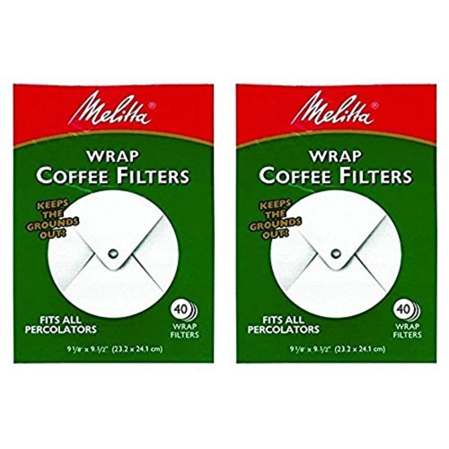 White Wrap Around Coffee Filter for Percolator Pack of 2
White Wrap Around Coffee Filter for Percolator Pack of 2