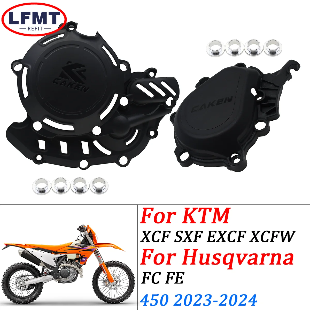 NEW 2024 Motorcycle Engine Ignition Clutch Cover Protector Guard For KTM 450 500 EXCF SXF XCF XCFW XWF Dirt Bike Parts
NEW 2024 Motorcycle Engine Ignition Clutch Cover Protector Guard For KTM 450 500 EXCF SXF XCF XCFW XWF Dirt Bike Parts