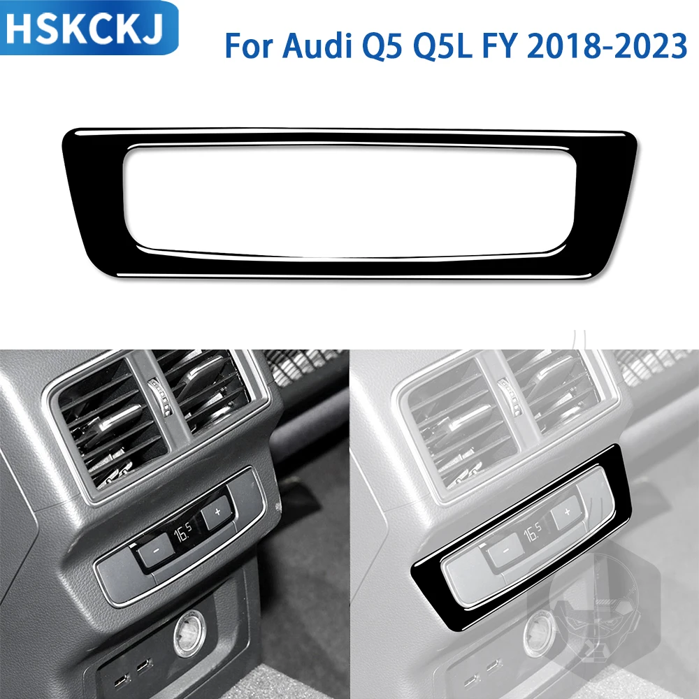 For Audi Q5 Q5L FY 2018-2023 Piano Black Accessories Car Interior Rear Air Conditioning Adjustment Panel Trim Stickers
For Audi Q5 Q5L FY 2018-2023 Piano Black Accessories Car Interior Rear Air Conditioning Adjustment Panel Trim Stickers