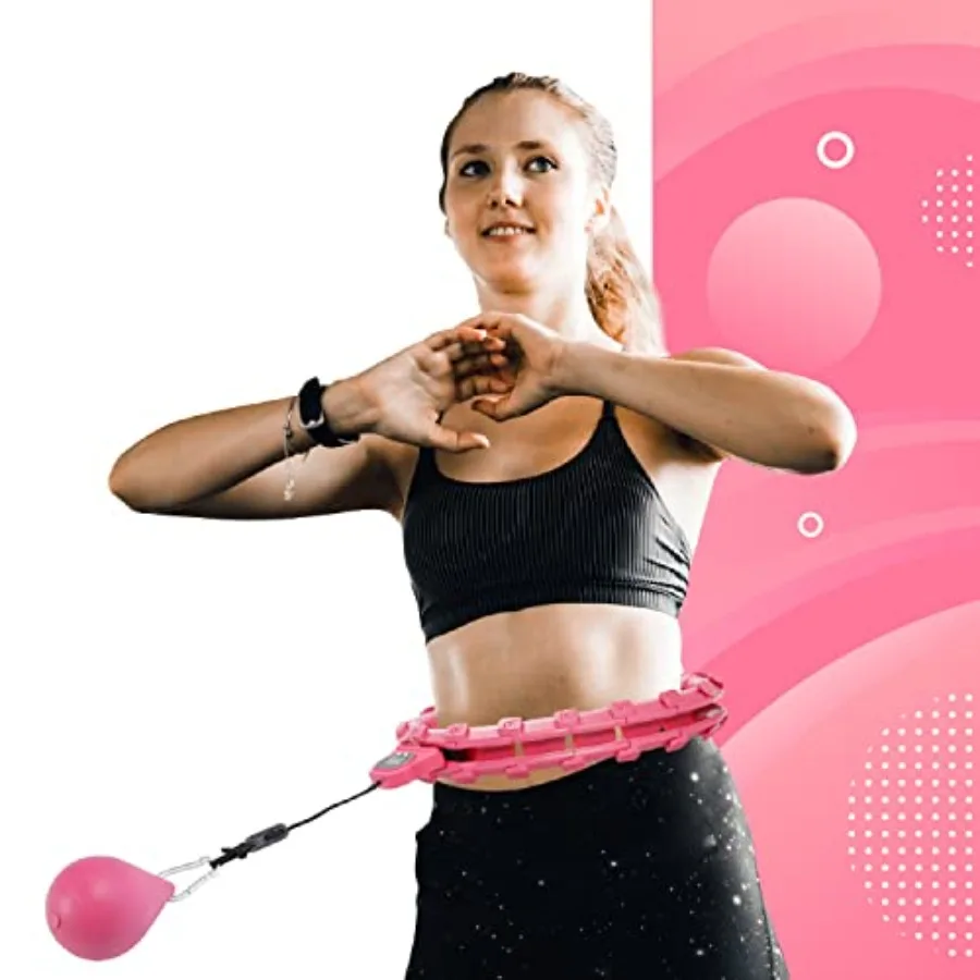 Hula Hoop Fitness Gear w/Counter - Abs Workout, Weight Loss and Burn Fat Smart Weighted Hula Hoops, Stomach Exercises
Hula Hoop Fitness Gear w/Counter - Abs Workout, Weight Loss and Burn Fat Smart Weighted Hula Hoops, Stomach Exercises