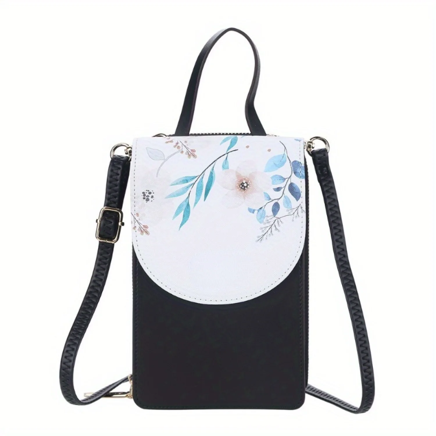 Chinese Style Crossbody Bag Screen Zipper Closure Top-Handle Mobile Phone Purse Faux Leather Wallet
Chinese Style Crossbody Bag Screen Zipper Closure Top-Handle Mobile Phone Purse Faux Leather Wallet