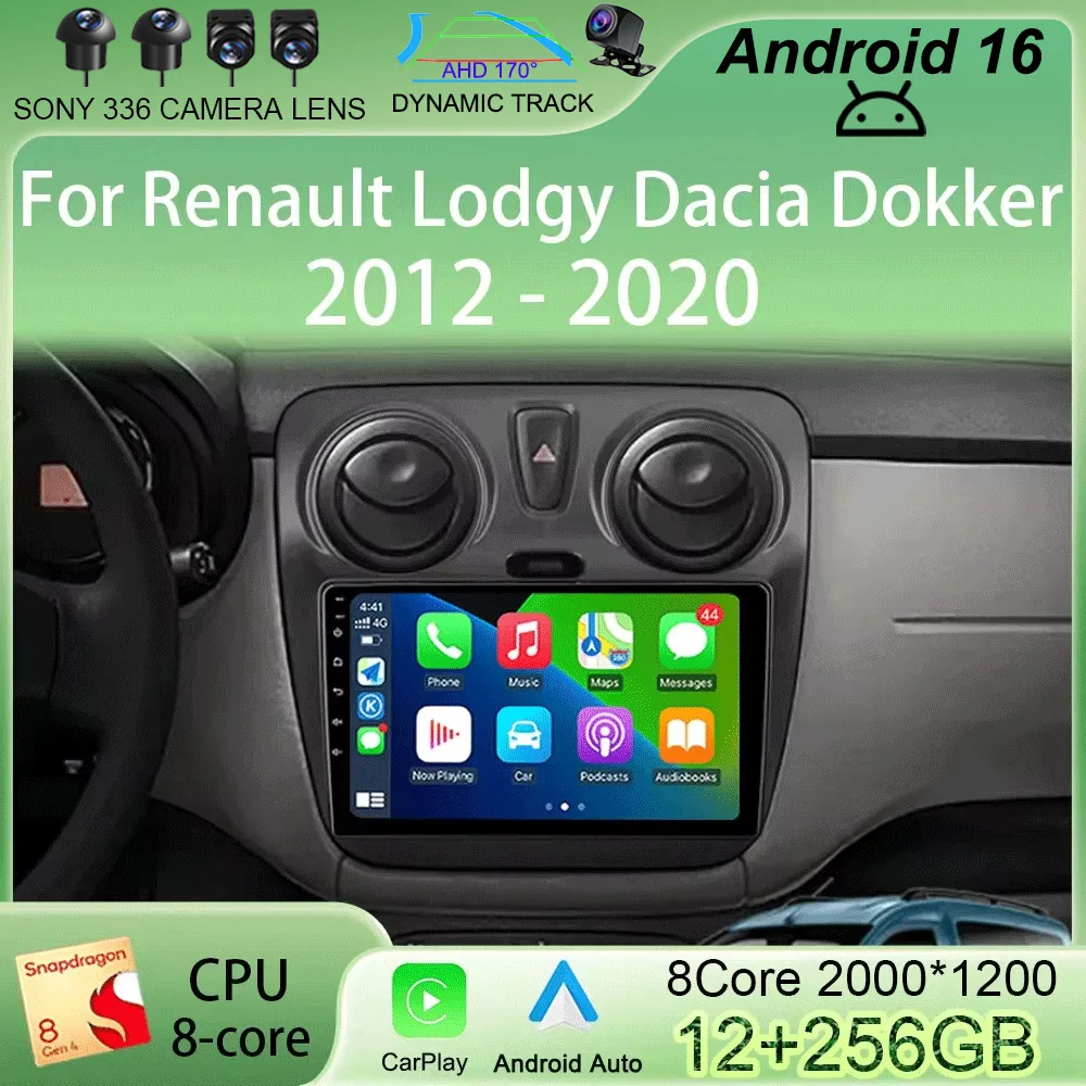Автомагнитола Android 16 с CarPlay, Wi-Fi для Renault Lodgy, Dacia Dokker 2012-2020, мультимедийный видеоплеер, навигация GPS, стереосистема
Автомагнитола Android 16 с CarPlay, Wi-Fi для Renault Lodgy, Dacia Dokker 2012-2020, мультимедийный видеоплеер, навигация GPS, стереосистема