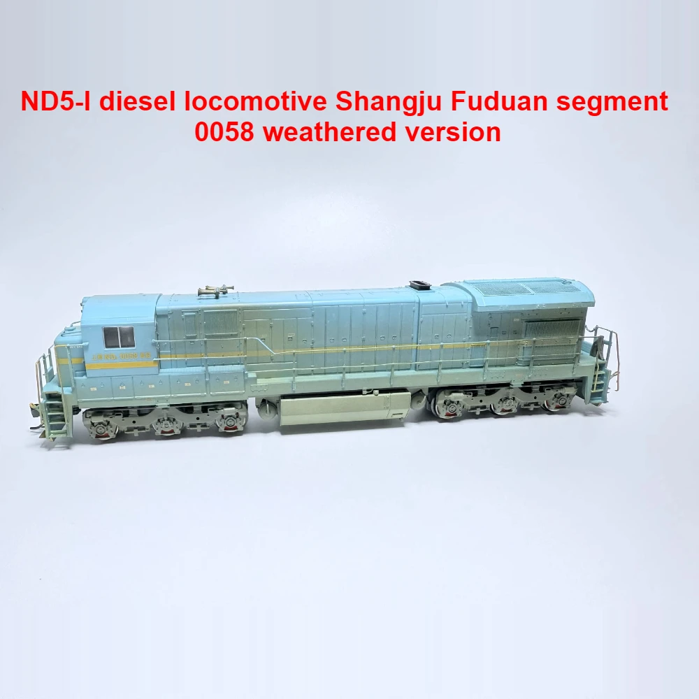 Масштаб HO 1/87, игрушечный поезд CD01004E ND5-I, дизельный локомотив, секция Шандзю 0058, потертая версия, синяя модель поезда, подарок для мальчиков
Масштаб HO 1/87, игрушечный поезд CD01004E ND5-I, дизельный локомотив, секция Шандзю 0058, потертая версия, синяя модель поезда, подарок для мальчиков