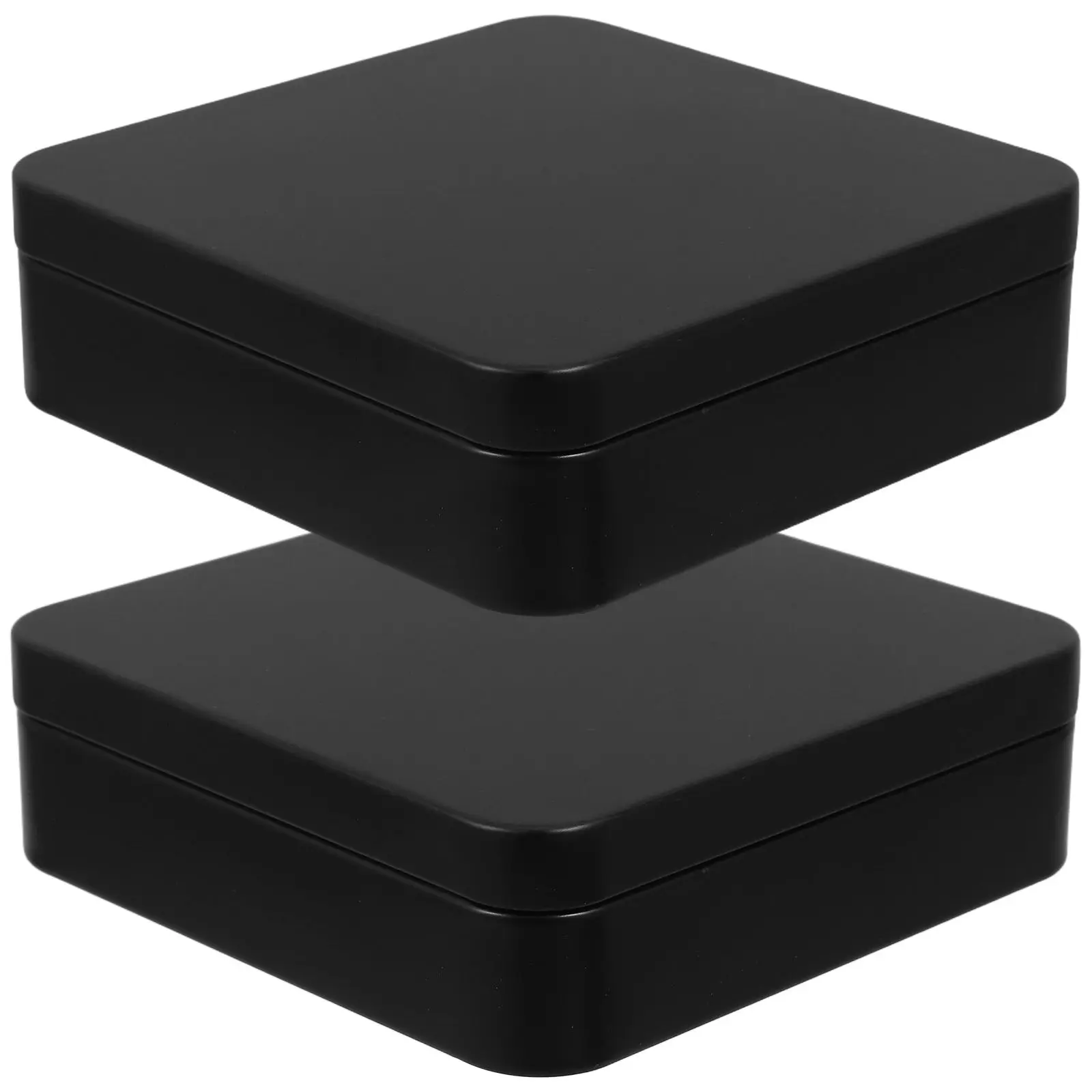 2 Pcs Box Small Tins Lids Box With Lid Cool Containers Empty Square Cube Black Game Card Mini Tin Holder Portable
2 Pcs Box Small Tins Lids Box With Lid Cool Containers Empty Square Cube Black Game Card Mini Tin Holder Portable