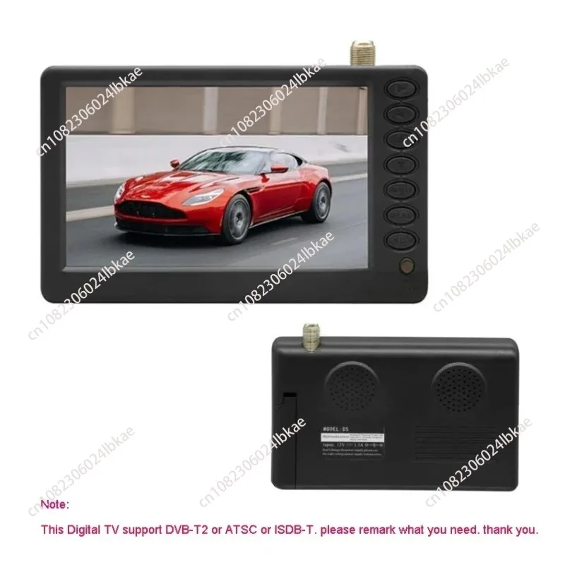 1PC Pocket TV D5 5 Inch DVB-T2 ATSC ISDB-T Digital and Analog Mini Small Car Television Portable TV Support USB TF MP4 AC3
1PC Pocket TV D5 5 Inch DVB-T2 ATSC ISDB-T Digital and Analog Mini Small Car Television Portable TV Support USB TF MP4 AC3