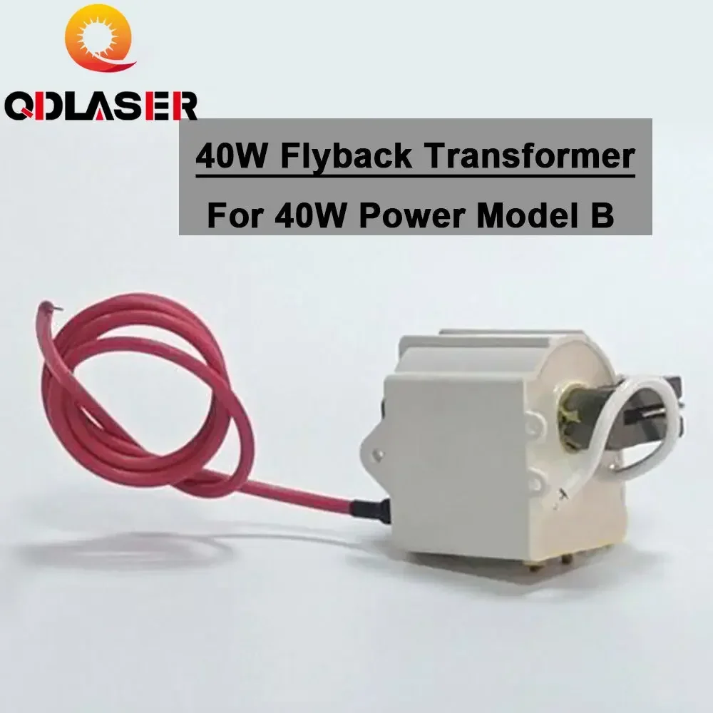 QDLASER High Voltage Flyback Transformer 40W for CO2 40W Laser Power Supply Model B
QDLASER High Voltage Flyback Transformer 40W for CO2 40W Laser Power Supply Model B