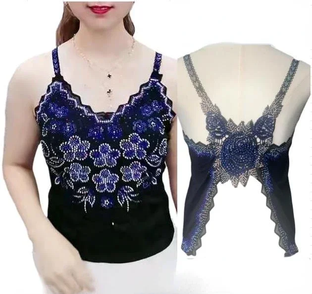 rose flower back Camis Women Fashion Rhinestones Vest summer padded tops Women's Sexy butterfly camis tanks
rose flower back Camis Women Fashion Rhinestones Vest summer padded tops Women's Sexy butterfly camis tanks