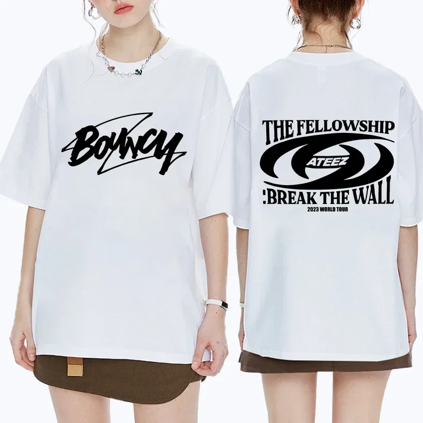 Kpop Ateez Band Album Tour print Graphics T shirt Men Women vintage Oversized Y2k short sleeve T-shirts Unisex Pure Cotton Tops
Kpop Ateez Band Album Tour print Graphics T shirt Men Women vintage Oversized Y2k short sleeve T-shirts Unisex Pure Cotton Tops