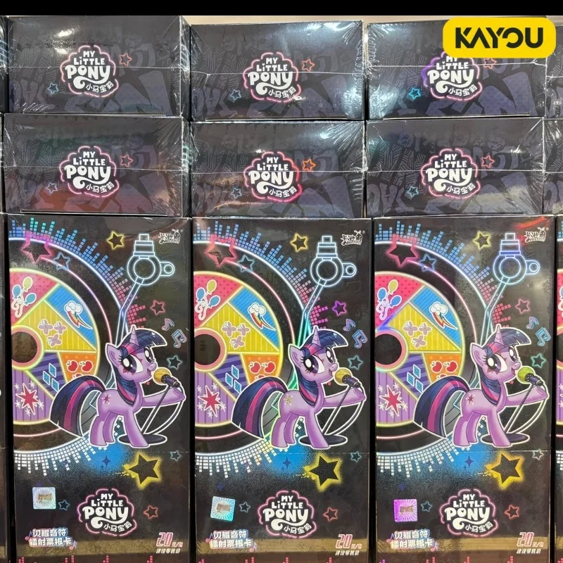 KAYOU Genuine My Little Pony Laser Ticket Stub Card Sparkling Flashing Collection Original Box Peripheral For Card Collectors
KAYOU Genuine My Little Pony Laser Ticket Stub Card Sparkling Flashing Collection Original Box Peripheral For Card Collectors