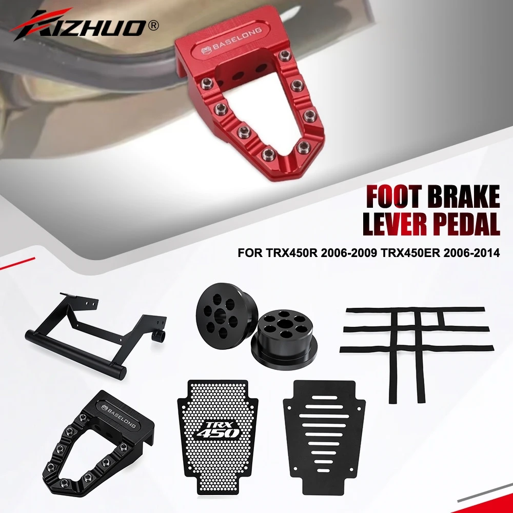 TRX 450R Radiator Guard Nerf Bar Nets Exhaust Mounts FOR Honda TRX450R 2006-2009 TRX450ER 2006-2014 Grab Bar Brake Pedal Tip
TRX 450R Radiator Guard Nerf Bar Nets Exhaust Mounts FOR Honda TRX450R 2006-2009 TRX450ER 2006-2014 Grab Bar Brake Pedal Tip