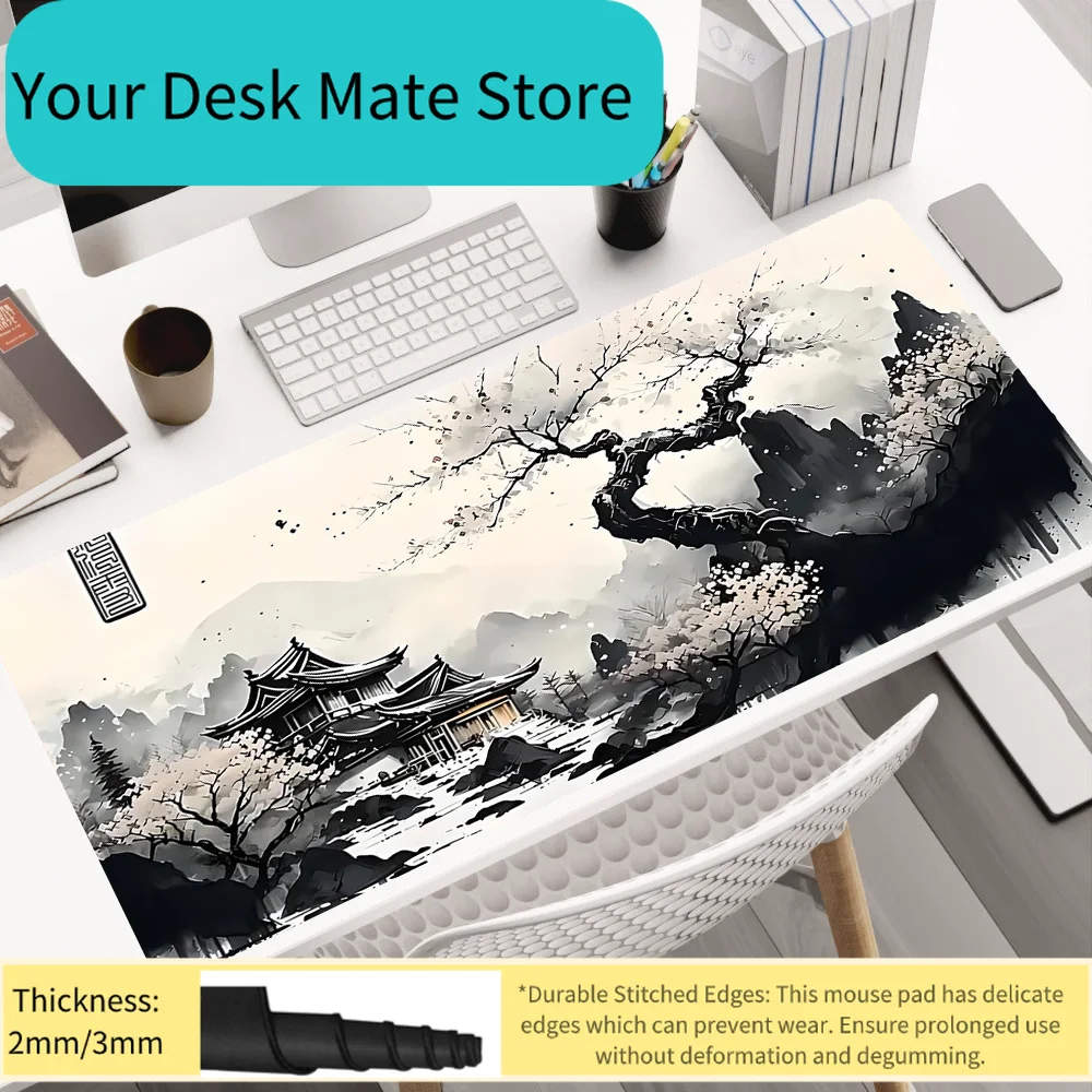 Большой коврик для мыши с рисунком цветов сакуры и храма, непромокаемый, нескользящий, для офиса, дома, в японском стиле, для игр
Большой коврик для мыши с рисунком цветов сакуры и храма, непромокаемый, нескользящий, для офиса, дома, в японском стиле, для игр