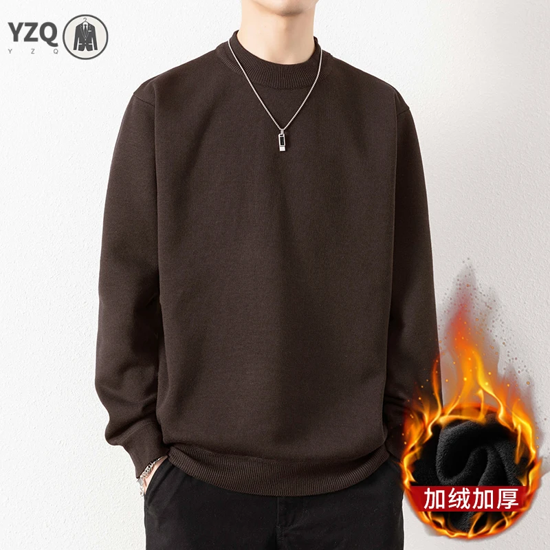 Knitwear Sweater New Autumn/Winter Mock Neck Sweatshirts Solid Color Pullovers Man Brand Casual Mens Clothing
Knitwear Sweater New Autumn/Winter Mock Neck Sweatshirts Solid Color Pullovers Man Brand Casual Mens Clothing