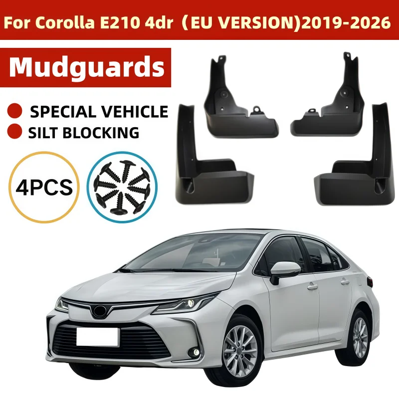 4Pcs/Set Car Mud Flaps Front Rear Mudguards For Toyota Corolla E210 4dr Saloon Sedan 2019- 2025 Splash Guards Fender Mudflaps
4Pcs/Set Car Mud Flaps Front Rear Mudguards For Toyota Corolla E210 4dr Saloon Sedan 2019- 2025 Splash Guards Fender Mudflaps
