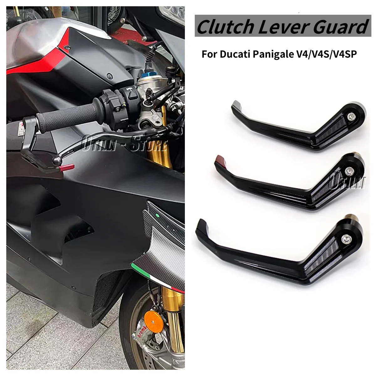 New Motorcycle Brake Clutch Lever Guard Hand Protector Handguard For DUCATI PANIGALE V4 Panigale V4S V4SP Handlebar Protection
New Motorcycle Brake Clutch Lever Guard Hand Protector Handguard For DUCATI PANIGALE V4 Panigale V4S V4SP Handlebar Protection