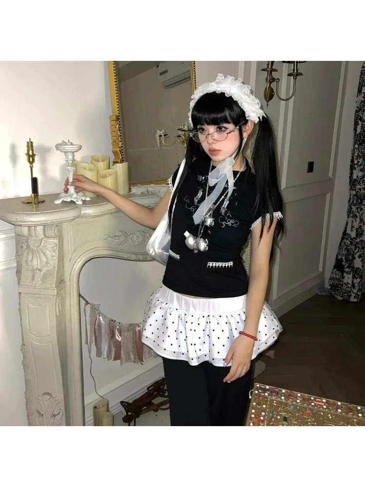 Y2k Aesthetic Polka Dot Women Skirts Harajuku High Waist Ruffled Streetwear Mini Skirt Spring Fairy Sweet Vintage Cake Faldas
Y2k Aesthetic Polka Dot Women Skirts Harajuku High Waist Ruffled Streetwear Mini Skirt Spring Fairy Sweet Vintage Cake Faldas