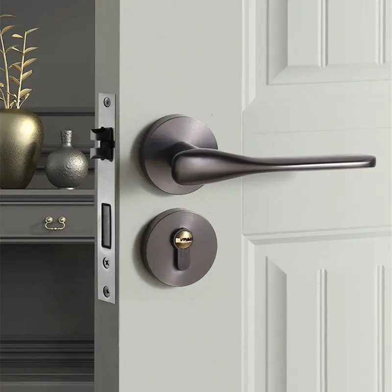 Zinc Alloy Office Bedroom Simple Universal Door Handle Silent Wooden Door Split Lock
Zinc Alloy Office Bedroom Simple Universal Door Handle Silent Wooden Door Split Lock