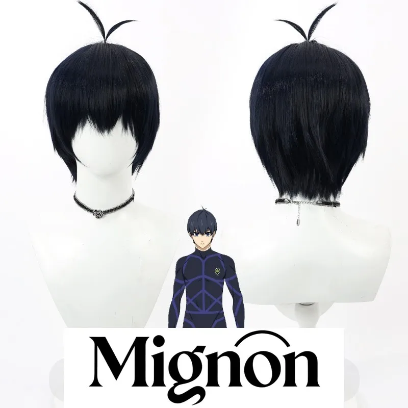 Blue Lock Yoichi Isagi cosplay wig dark blue layered spikes Halloween gift
Blue Lock Yoichi Isagi cosplay wig dark blue layered spikes Halloween gift