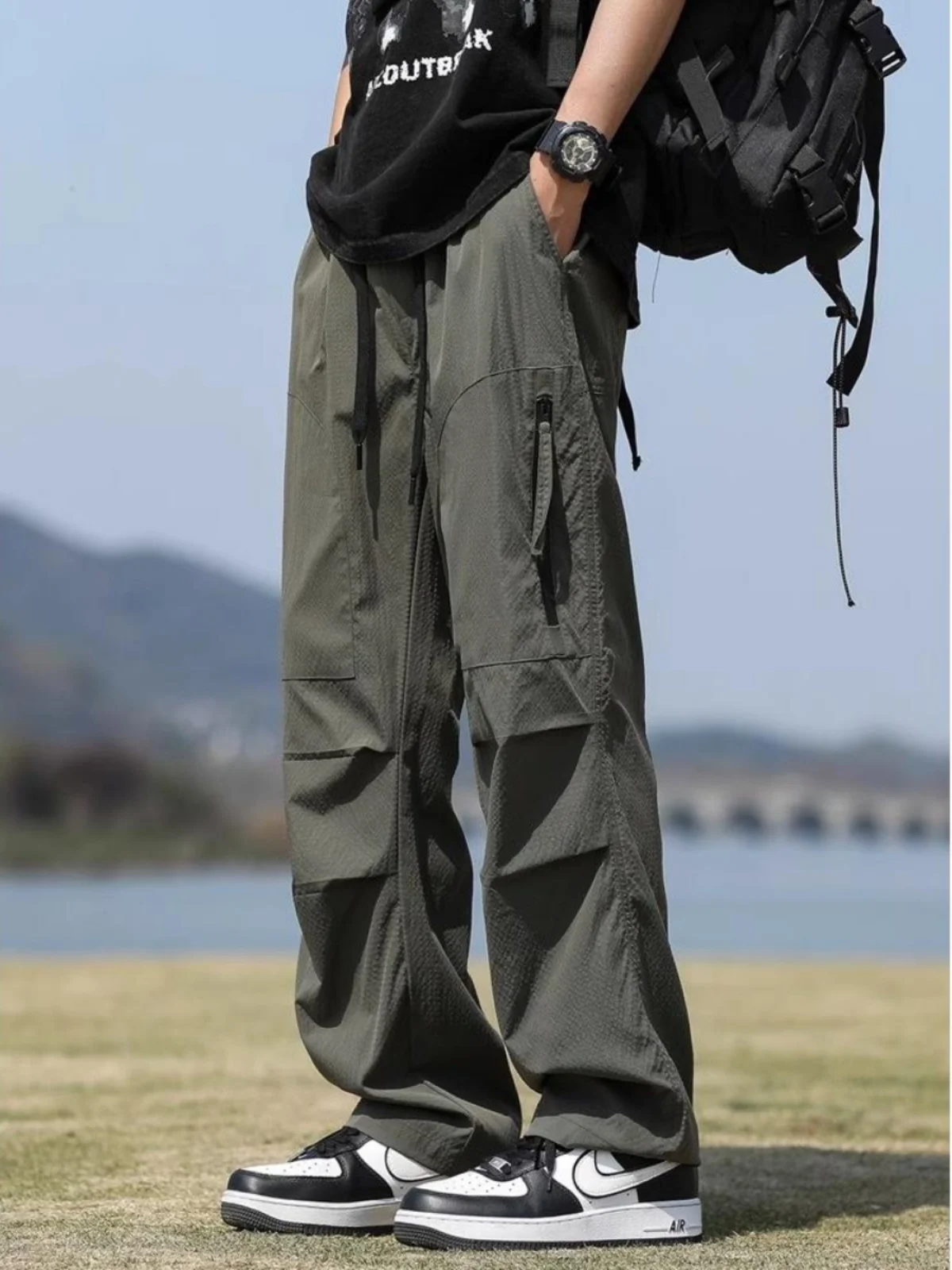 Мужские повседневные брюки American Sle для активного отдыха, свободного кроя, рабочие брюки, весна-осень, прямые штанины, универсальные свободные рабочие брюки
Мужские повседневные брюки American Sle для активного отдыха, свободного кроя, рабочие брюки, весна-осень, прямые штанины, универсальные свободные рабочие брюки