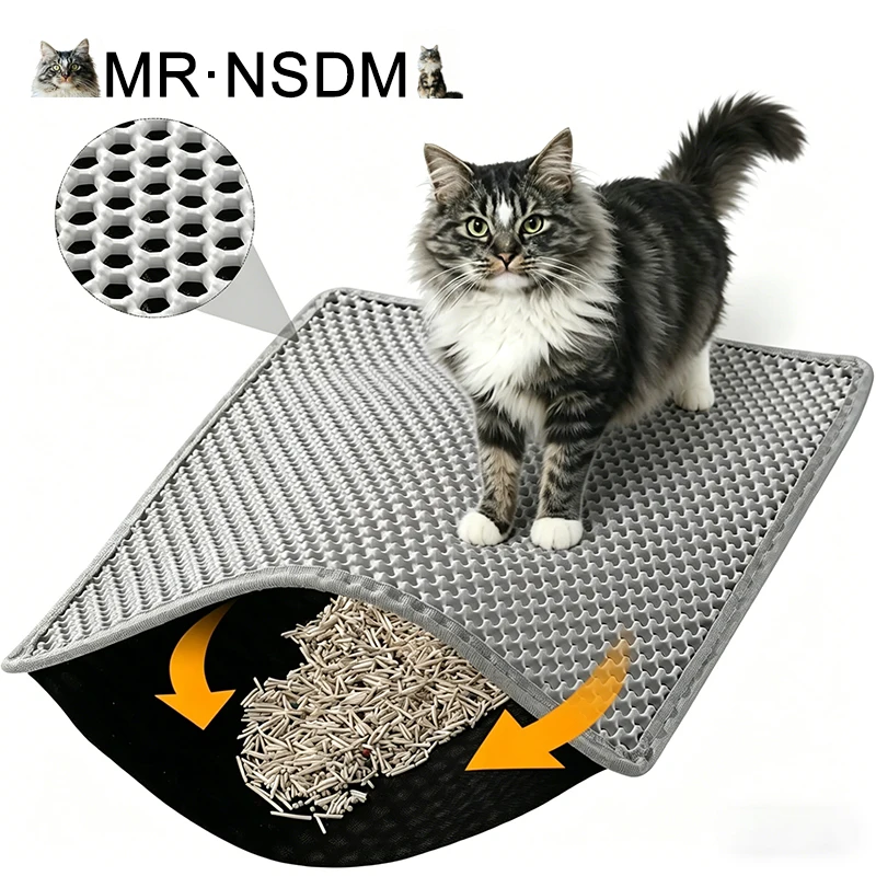 Extra Large Cat Litter Mat Heavy Duty Waterproof 2 Layer Non Slip Washable Pet Floor Protector Litter Box Sand Stopper
Extra Large Cat Litter Mat Heavy Duty Waterproof 2 Layer Non Slip Washable Pet Floor Protector Litter Box Sand Stopper