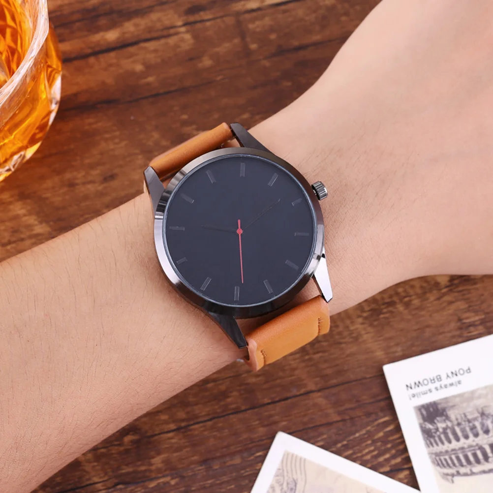 Business Quartz Watch for Men Brown Band Analog Wrist Watch Simple Classic Design Accurate Reliable Daily Use Timepiece
Business Quartz Watch for Men Brown Band Analog Wrist Watch Simple Classic Design Accurate Reliable Daily Use Timepiece