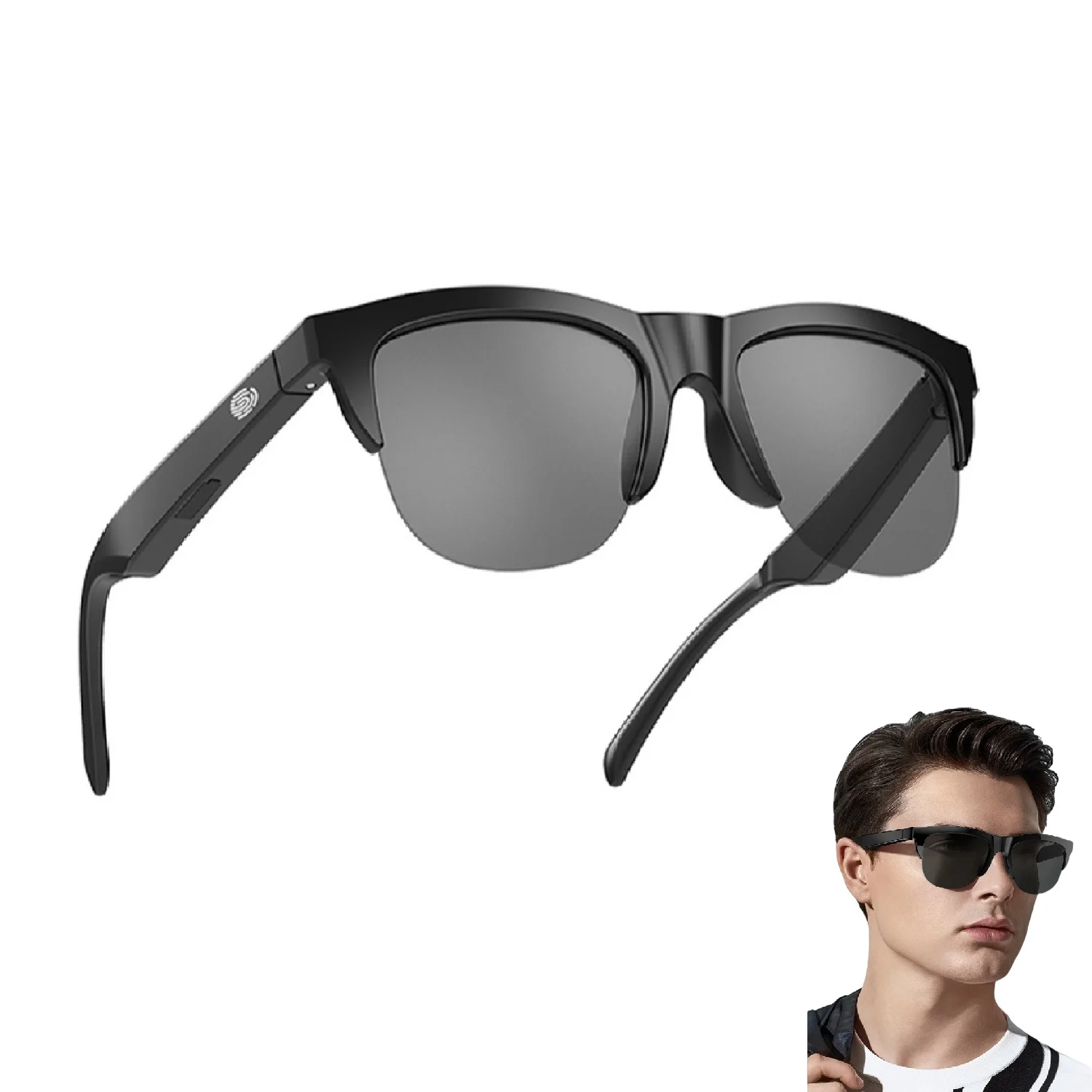 Smart Polarized Sunglasses UV Proof Glasses Stereo Sound Wireless Bluetooth Music Headset for Driving Working Hands-free Call
Smart Polarized Sunglasses UV Proof Glasses Stereo Sound Wireless Bluetooth Music Headset for Driving Working Hands-free Call