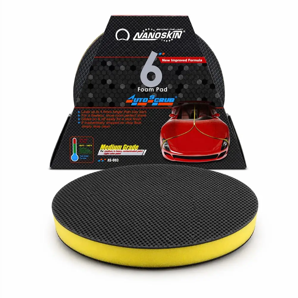 6 Inch Surface Prep Pad Medium Grade - Clay Bar Alternative for Car Paint Decontamination, Safe on Glass, Plastic, Metal
6 Inch Surface Prep Pad Medium Grade - Clay Bar Alternative for Car Paint Decontamination, Safe on Glass, Plastic, Metal