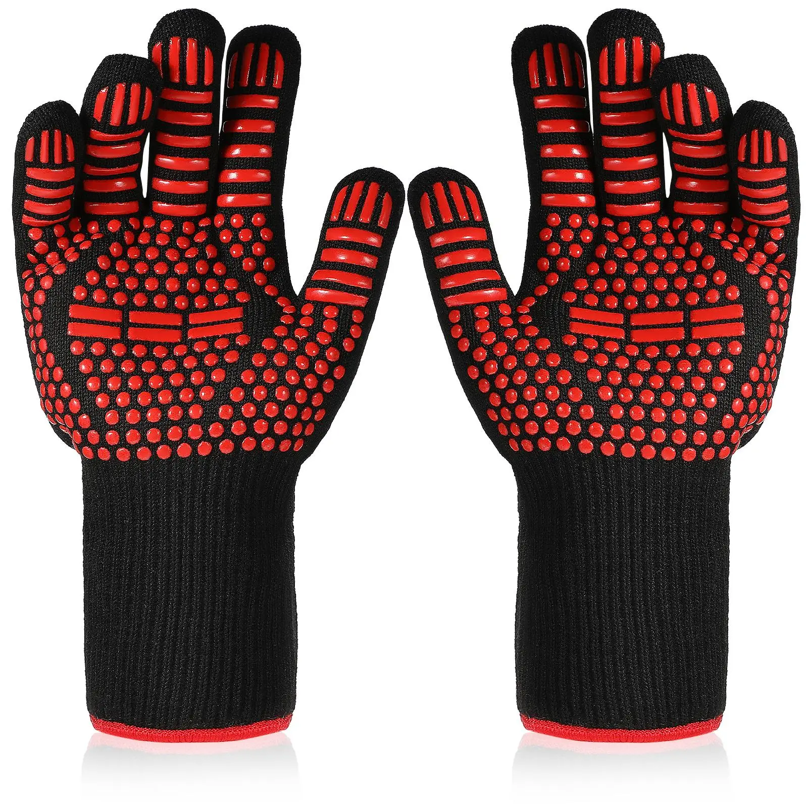 Insulation Gloves Heat Resistant Fireproof Grill Cooking Oxidized Fiber Grilling BBQ Mitts Kitchen Hot Mitts Anti Scald Gloves
Insulation Gloves Heat Resistant Fireproof Grill Cooking Oxidized Fiber Grilling BBQ Mitts Kitchen Hot Mitts Anti Scald Gloves
