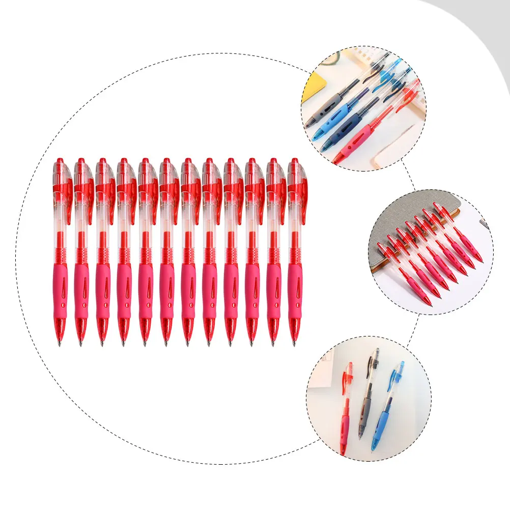 12 Pcs Gel Pen Household Work Student Supply Antiskid Writing Portable Accessory Press
12 Pcs Gel Pen Household Work Student Supply Antiskid Writing Portable Accessory Press