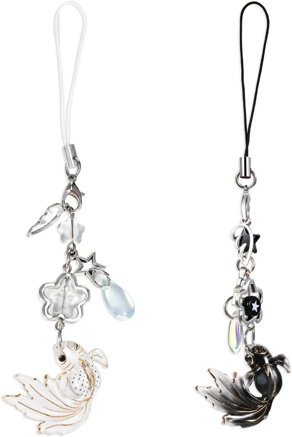 2Pcs Beaded Fish & Starfish Phone Chain, Y2K Aesthetic Lanyard for Phone Case, Keychain Pendant Decor
2Pcs Beaded Fish & Starfish Phone Chain, Y2K Aesthetic Lanyard for Phone Case, Keychain Pendant Decor