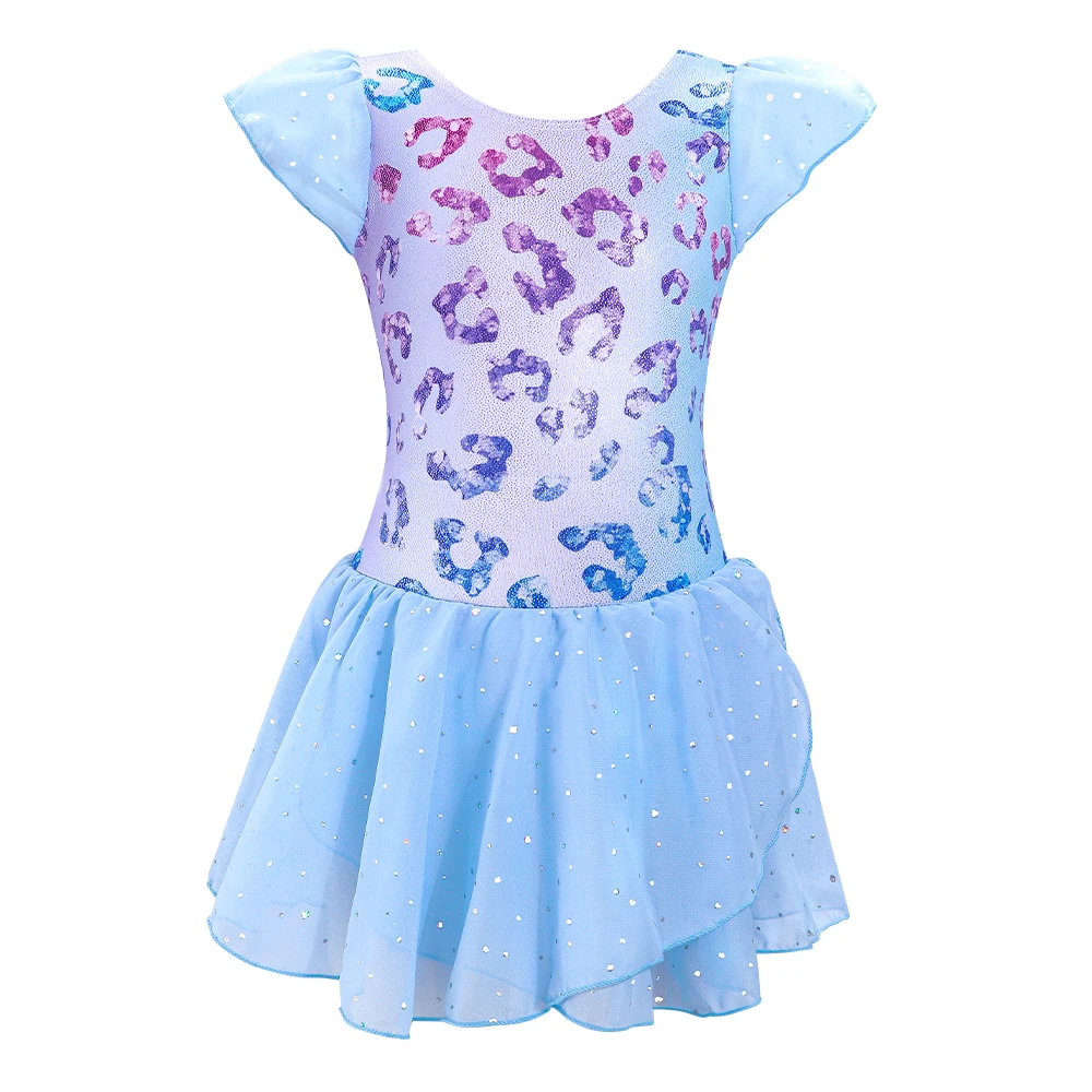 Girls Ballet Leotards with Skirt Ballet Tutu Dance Dress Toddler Kid Flutter Sleeve Leopard Gymnastic Dancewear
Girls Ballet Leotards with Skirt Ballet Tutu Dance Dress Toddler Kid Flutter Sleeve Leopard Gymnastic Dancewear