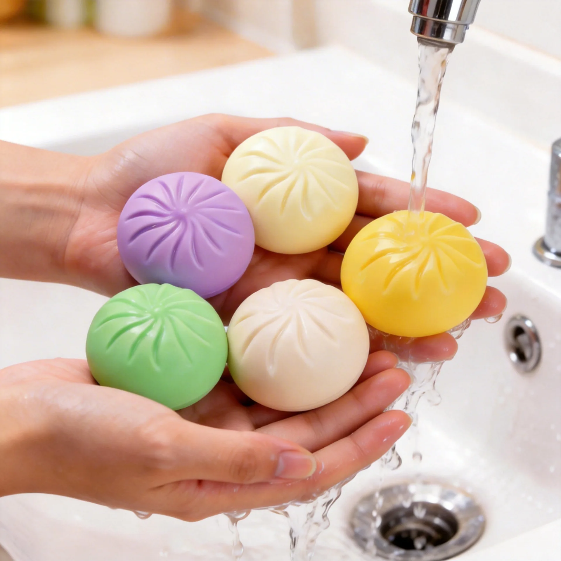 Colorful Dumpling Squishes Stress Balls Fidget Sensory Toys Simulation Food Squishies Bun with Steamer Squeeze Dough Ball Gifts
Colorful Dumpling Squishes Stress Balls Fidget Sensory Toys Simulation Food Squishies Bun with Steamer Squeeze Dough Ball Gifts