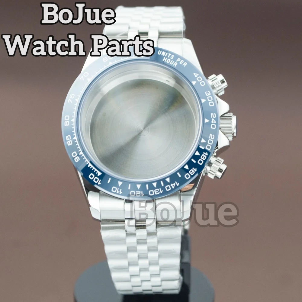 39mm Men's Watch Case Dial Stainless Steel Case Jubilee Bracelet for Daytona VK63 Quartz Movement Case Watch Parts Accessories
39mm Men's Watch Case Dial Stainless Steel Case Jubilee Bracelet for Daytona VK63 Quartz Movement Case Watch Parts Accessories