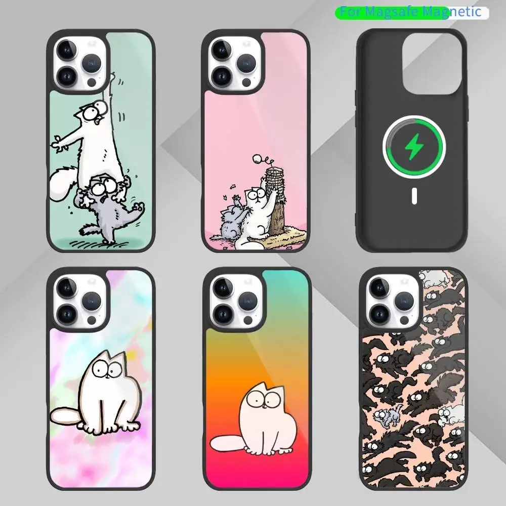 S-Simons And C-Cats Phone Case For iPhone 17,16,15,14,13,Pro,Max,Plus,Magnetic For Magsafe Wireless Charging
S-Simons And C-Cats Phone Case For iPhone 17,16,15,14,13,Pro,Max,Plus,Magnetic For Magsafe Wireless Charging