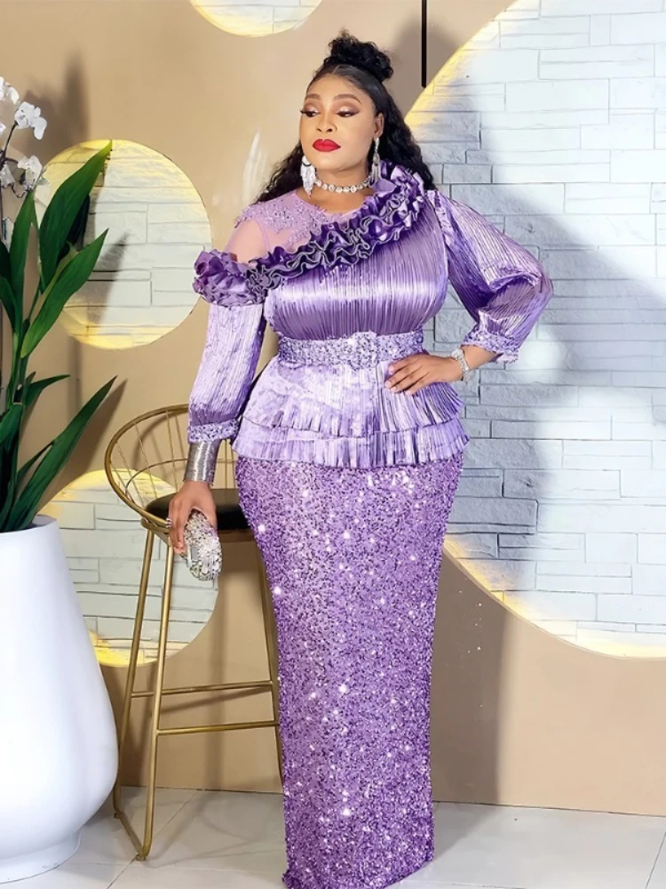 Африканские вечерние платья больших размеров для женщин, длинное платье макси с пайетками Дашики, элегантное мусульманское свадебное вечернее платье в Турции, новинка 2026 года
Африканские вечерние платья больших размеров для женщин, длинное платье макси с пайетками Дашики, элегантное мусульманское свадебное вечернее платье в Турции, новинка 2026 года