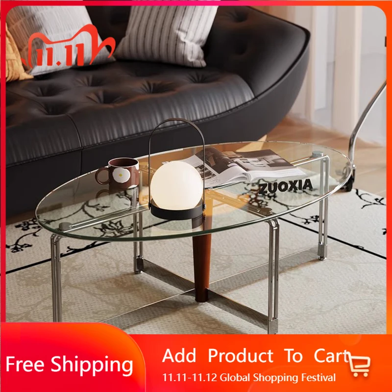 Transparent Glass Coffee Table Decoration Modern Living Room Nordic Coffee Table Minimalist Aesthetic Meubles Home Furniture
Transparent Glass Coffee Table Decoration Modern Living Room Nordic Coffee Table Minimalist Aesthetic Meubles Home Furniture