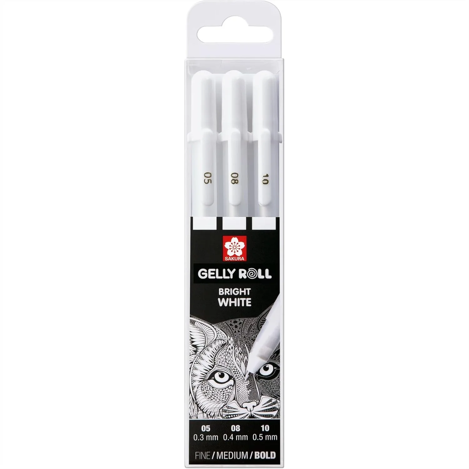 White Gel Pen Set of 3, Fine Medium Bold Tips for Highlighting Drawing & Crafts
White Gel Pen Set of 3, Fine Medium Bold Tips for Highlighting Drawing & Crafts