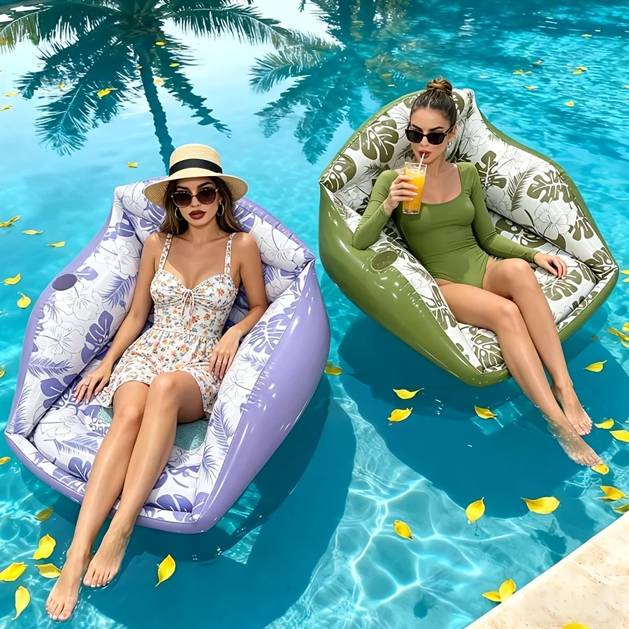 Square Inflatable Seat Lounger for Summer Pool Water Play, Thickened PVC Mesh Water Sofa
Square Inflatable Seat Lounger for Summer Pool Water Play, Thickened PVC Mesh Water Sofa