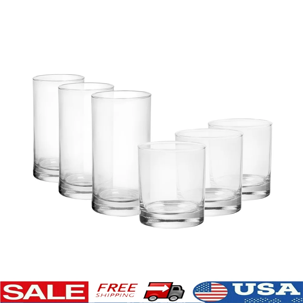 4 Pack Cooler Drinkware Set Clear Glasses 12 Pieces Durable Versatile Juice Milk Water Mixed Drinks Easy to Clean
4 Pack Cooler Drinkware Set Clear Glasses 12 Pieces Durable Versatile Juice Milk Water Mixed Drinks Easy to Clean