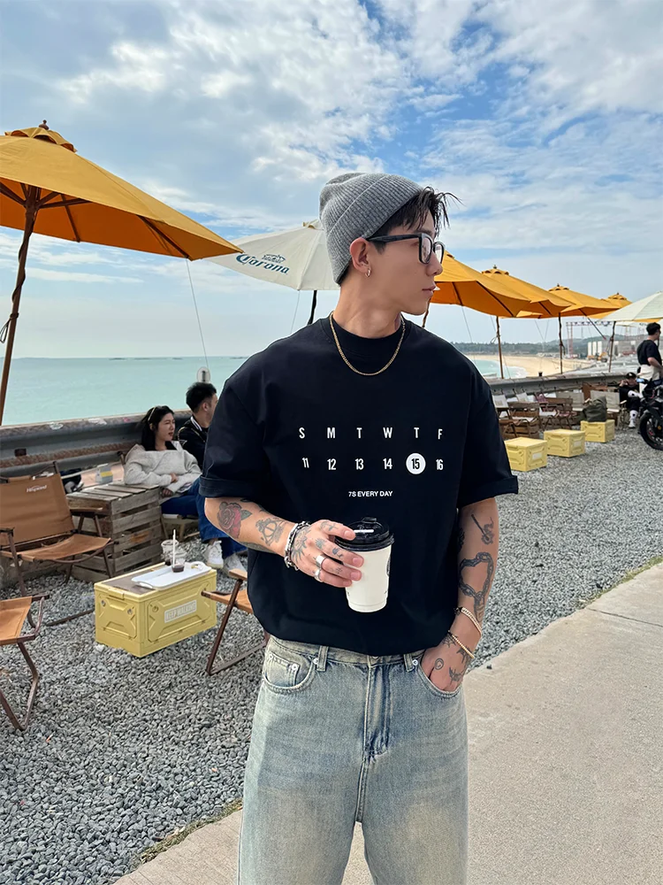 Summer new heavyweight pure cotton 280g round neck short-sleeved T-shirt for men and women personalized letter trendy y2k tops
Summer new heavyweight pure cotton 280g round neck short-sleeved T-shirt for men and women personalized letter trendy y2k tops