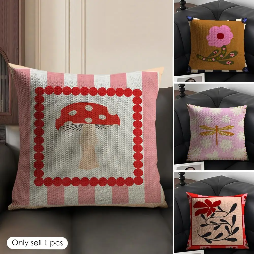 Flower Ins Simple Art Cushion Cover Natural Linen Organic Fabric Double-Sided Printing Breathable Perfect Gift For Decor
Flower Ins Simple Art Cushion Cover Natural Linen Organic Fabric Double-Sided Printing Breathable Perfect Gift For Decor