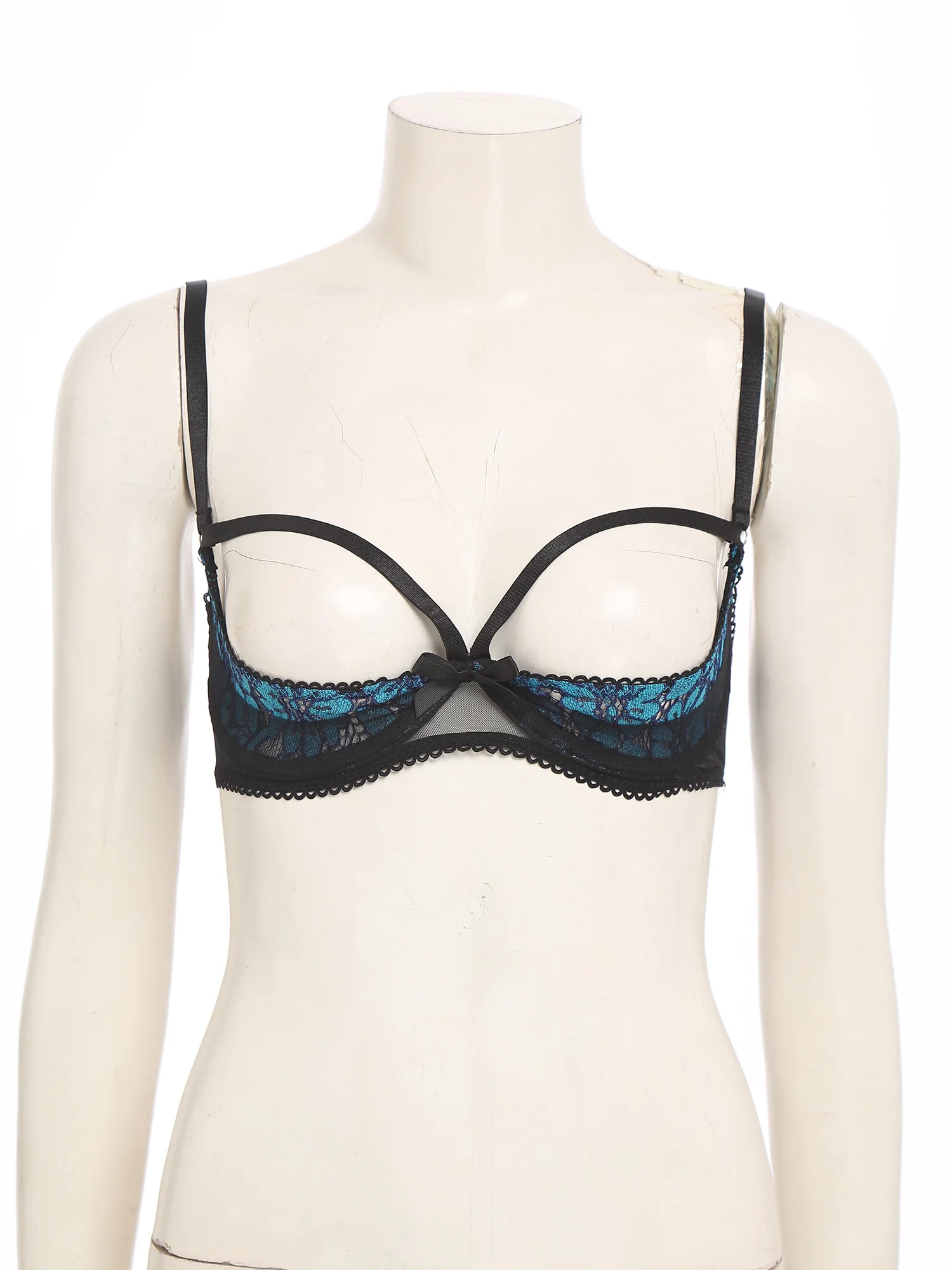 Women Sheer Floral Lace Bra Tempting Lingerie Hollow Out 1/4 Cups Push-up Underwire Bra Bralette Balconette Sexy Underwear Top
Women Sheer Floral Lace Bra Tempting Lingerie Hollow Out 1/4 Cups Push-up Underwire Bra Bralette Balconette Sexy Underwear Top